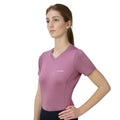 Grape - Side - Hy Womens-Ladies Synergy T-Shirt