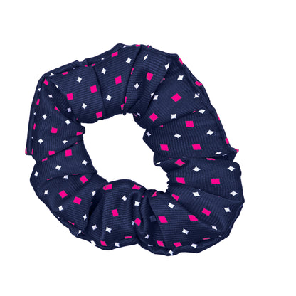 Navy-Pink - Back - Supreme Products Diamond Scrunchie