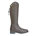 Brown - Front - Hy Childrens-Kids Manarola Long Riding Boots