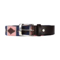 Navy-Rose - Back - Hy Unisex Adult Synergy Collection Leather Polo Belt