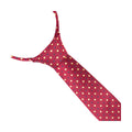 Burgundy-Gold - Back - Supreme Products Unisex Adult Diamond Show Tie