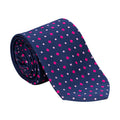 Navy-Pink - Side - Supreme Products Unisex Adult Diamond Show Tie