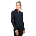 Black - Side - Coldstream Womens-Ladies Ednam Base Layer Top
