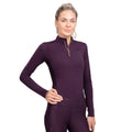 Mulberry Purple - Side - Coldstream Womens-Ladies Ednam Base Layer Top