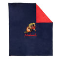 Navy-Red - Front - Hy Thelwell Collection Fleece Hug Blanket