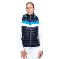 Navy-White-Blue - Side - Coldstream Womens-Ladies Southdean Quilted Gilet