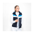 Navy-White-Blue - Close up - Coldstream Womens-Ladies Southdean Quilted Gilet