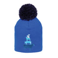 Cobalt Blue-Navy - Front - Little Knight Childrens-Kids Farm Collection Beanie