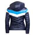 Navy-Blue-White - Back - Coldstream Womens-Ladies Southdean Quilted Coat