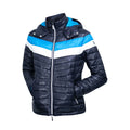 Navy-Blue-White - Front - Coldstream Womens-Ladies Southdean Quilted Coat