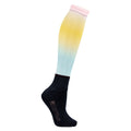 Navy-Ombre - Side - Hy Childrens-Kids Ombre Socks (Pack of 3)