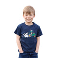 Navy - Front - British Country Collection Childrens-Kids Farmland T-Shirt