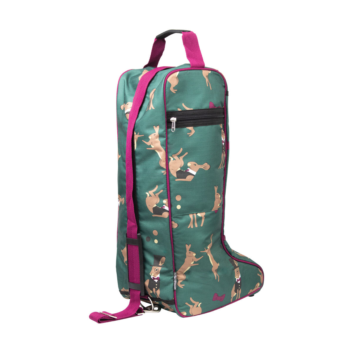 Green - Back - Hy Harrison The Hare Boot Bag