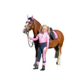 Pink - Back - Little Rider Childrens-Kids Pony Fantasy Base Layer Top