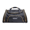 Black-Gold - Front - Supreme Products Pro Groom Leather Pad Duffle Bag