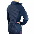 Navy-Fig - Back - Hy Womens-Ladies Synergy Elevate Sync Lightweight Padded Jacket