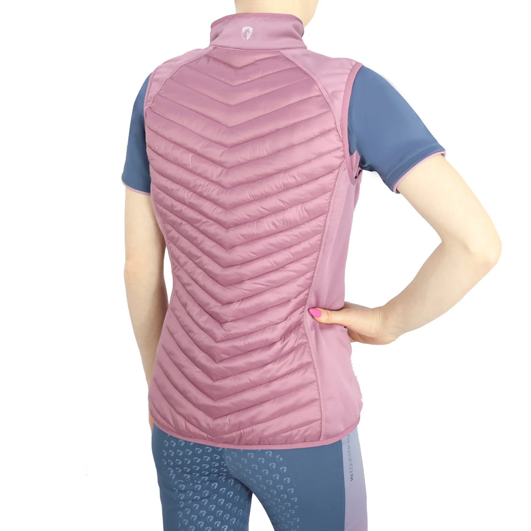 Riviera Blue-Grape - Back - Hy Womens-Ladies Synergy Elevate Sync Lightweight Gilet
