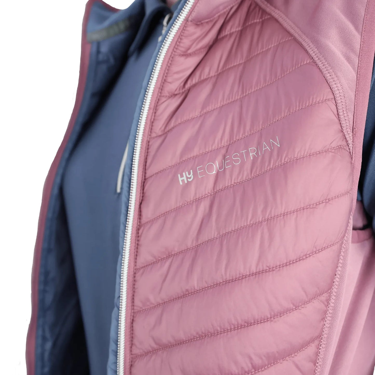 Riviera Blue-Grape - Side - Hy Womens-Ladies Synergy Elevate Sync Lightweight Gilet