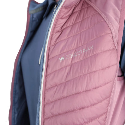 Riviera Blue-Grape - Side - Hy Womens-Ladies Synergy Elevate Sync Lightweight Gilet