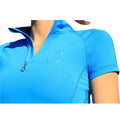 Blue - Back - Coldstream Womens-Ladies Midlem Short-Sleeved Base Layer Top
