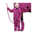 Magical Mulberry - Back - Supreme Products Childrens-Kids Polka Dot Fleece Jumpsuit