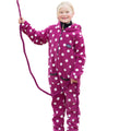Magical Mulberry - Front - Supreme Products Childrens-Kids Polka Dot Fleece Jumpsuit