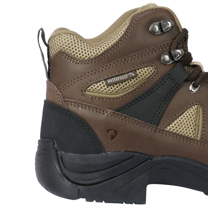 Brown - Side - Hy Womens-Ladies Wetton Walking Boots