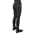Black-Gold - Back - Supreme Products Womens-Ladies Active Show Rider Jogging Bottoms