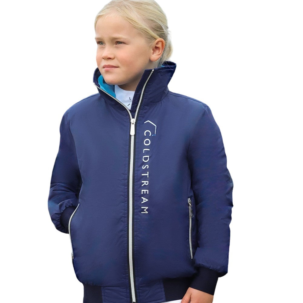 Navy - Side - Coldstream Girls Blouson Jacket