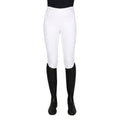 White - Front - Coldstream Womens-Ladies Horse Riding Tights