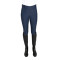 Navy - Front - Coldstream Womens-Ladies Horse Riding Tights