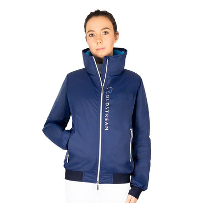 Navy - Side - Coldstream Womens-Ladies Lanton Blouson Jacket