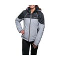 Black-Silver - Back - HyVIZ Womens-Ladies Silva Flash Waterproof Padded Jacket