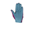 Imperial Purple-Pacific Blue - Side - Thelwell Girls Riding Gloves