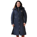 Black - Side - Supreme Products Womens-Ladies Active Show Rider Waterproof Coat