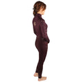 Plum-Rose Gold - Back - HyFASHION Womens-Ladies Enchanted Collection Base Layer Top