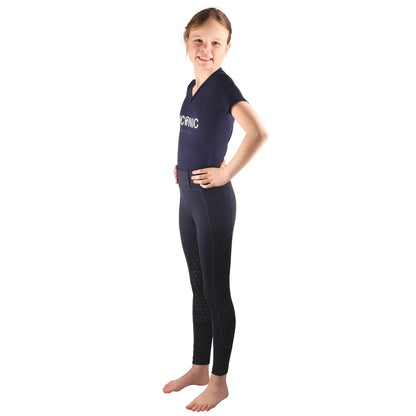 Navy - Back - HYCONIC Childrens-Kids Short-Sleeved T-Shirt