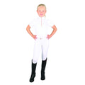 White-Rose Gold - Front - HyFASHION Girls Roka Royal Diamante Show Shirt