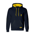 Navy-Yellow - Front - Little Knight Boys Lancelot Hoodie