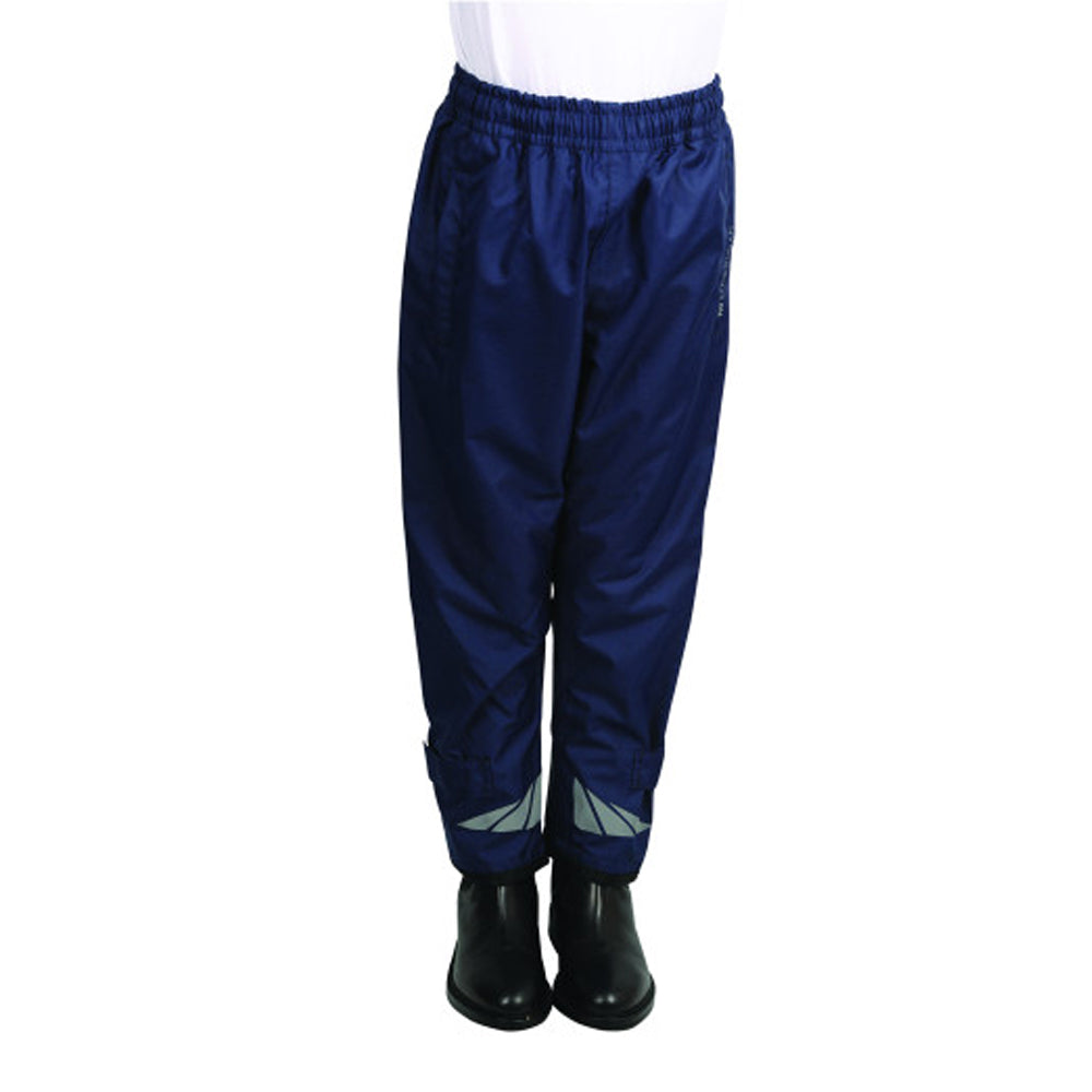 Navy - Front - Hy Childrens-Kids Waterproof Trousers