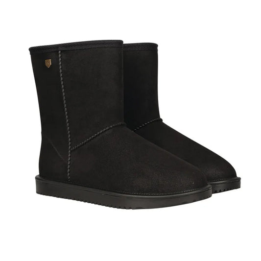 Black - Front - Hy Womens-Ladies Chisworth Fleece Waterproof Ankle Boots