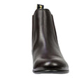 Brown - Back - Supreme Products Childrens-Kids Show Ring Leather Jodhpur Boots