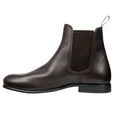 Brown - Side - Supreme Products Childrens-Kids Show Ring Leather Jodhpur Boots