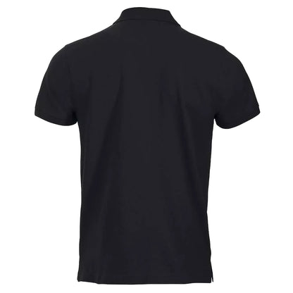Black - Back - Lincoln Unisex Adult Polo Shirt