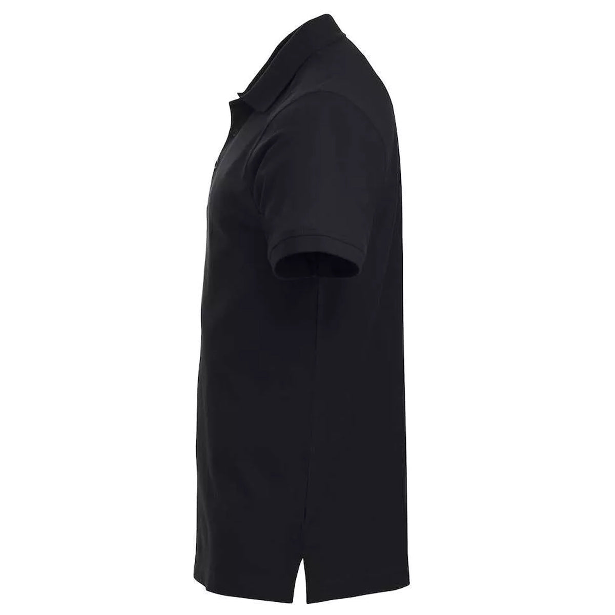 Black - Side - Lincoln Unisex Adult Polo Shirt