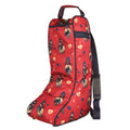 Red-Navy - Back - Hy Thelwell Collection Balancing Act Boot Bag
