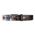 Navy-Fossil - Front - Hy Equestrian Elevate Polo Belt