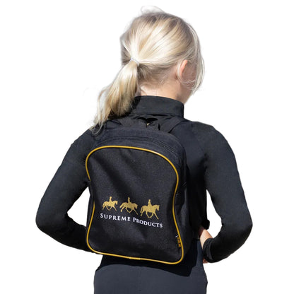 Black-Gold - Back - Supreme Products Pampered Pony Horse Grooming Bag