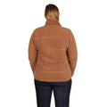 Brown - Back - Hy Womens-Ladies Teddy Fleece Jacket