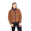 Brown - Front - Hy Womens-Ladies Teddy Fleece Jacket